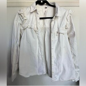 Free People Samantha Button Down Long sleeve